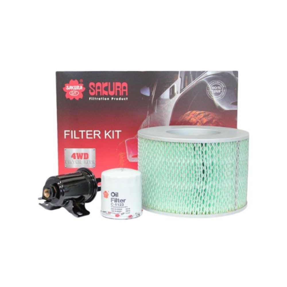 Sakura Filter Kit - Toyota Landcruiser 80 Series 1FZ 04/1996-1998