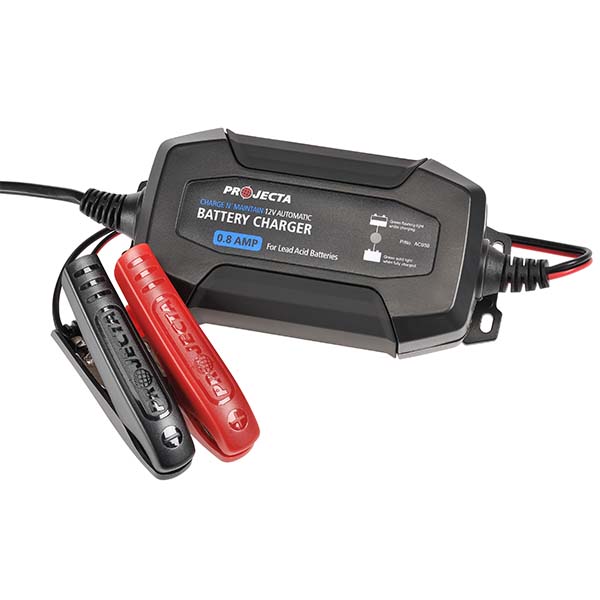 Projecta 0.8 Amp 12V 4 Stage Automatic Battery Charger