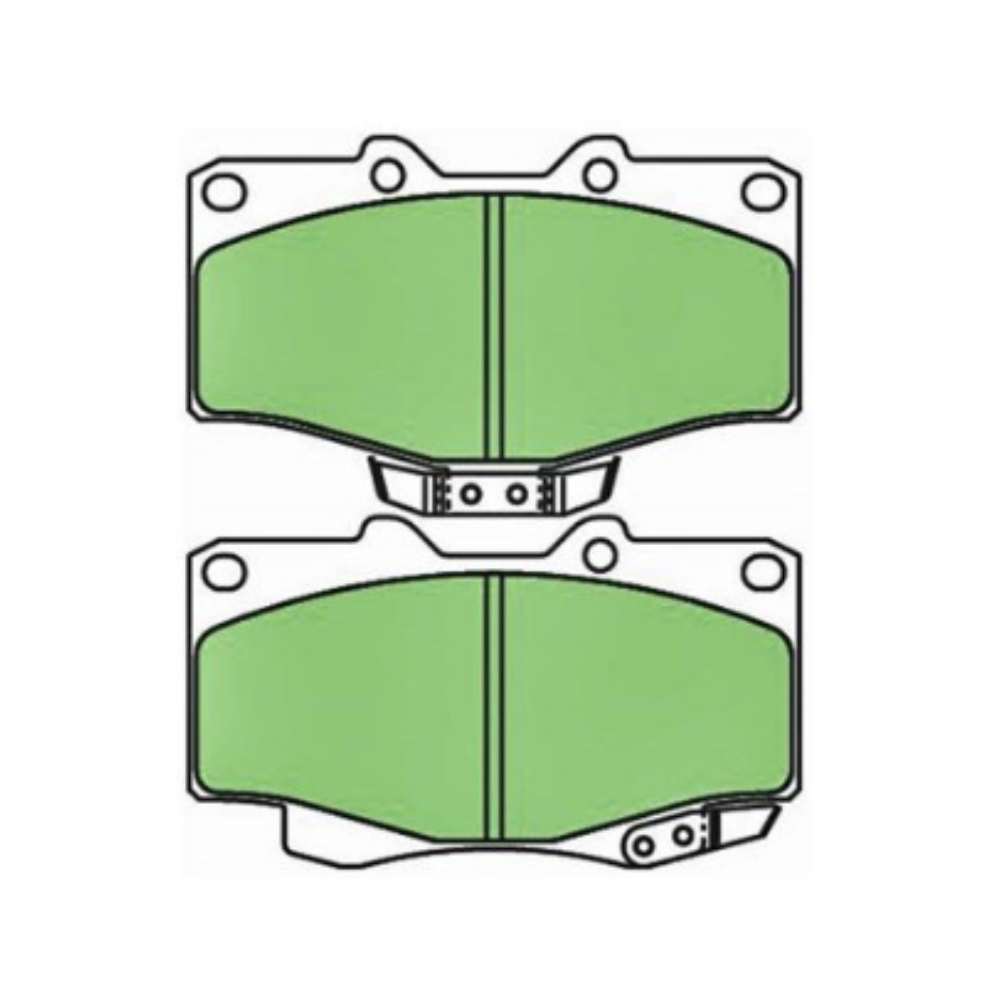 Motorgear Front Brake Pads - Toyota Hilux 3L 2.8L Diesel LN100 LN106 LN107 LN111 1988-1997