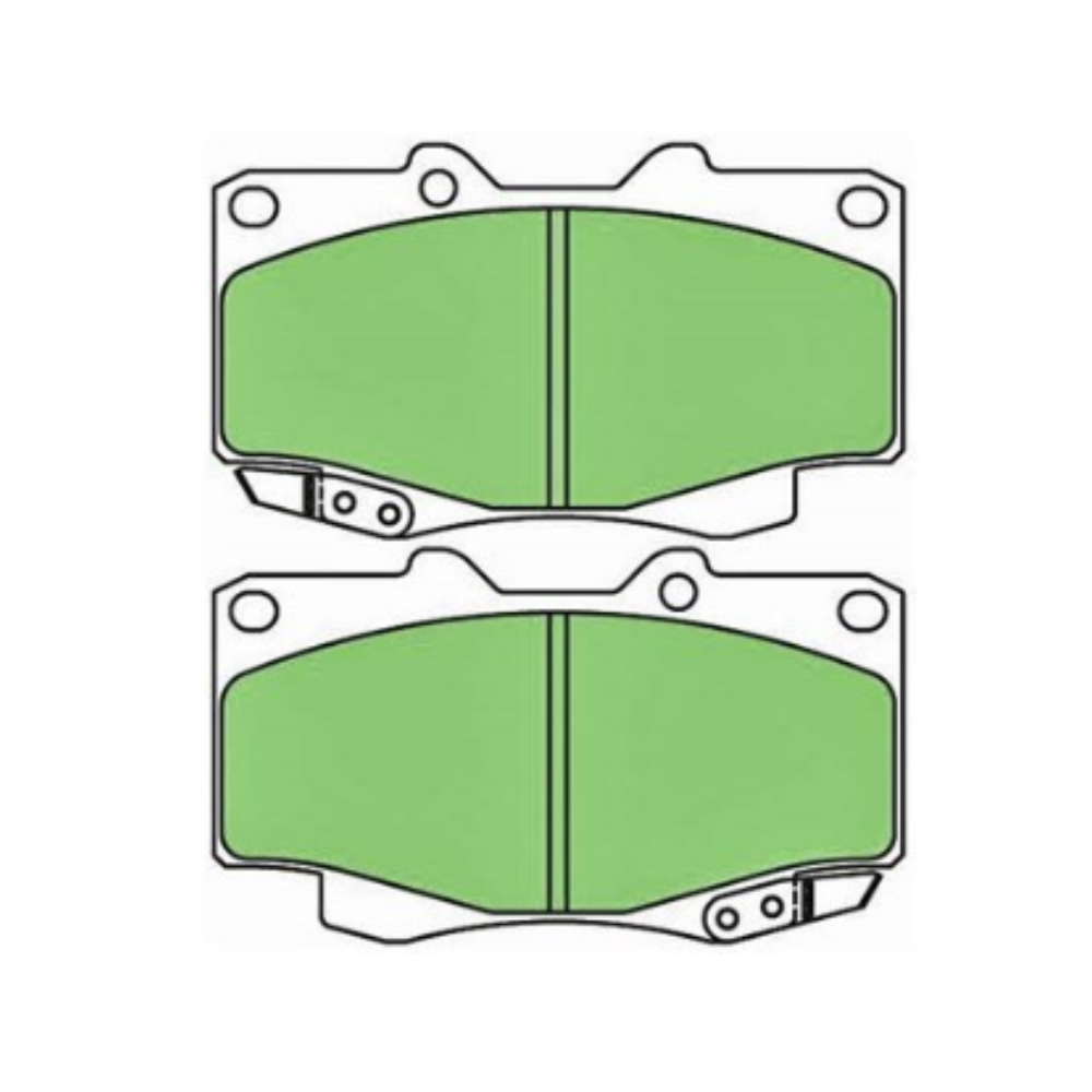 Motorgear Front Brake Pads - Toyota KUN25 Hilux 2KDFTV 2.5L Diesel 2005-06/2010 (w/o VSC)