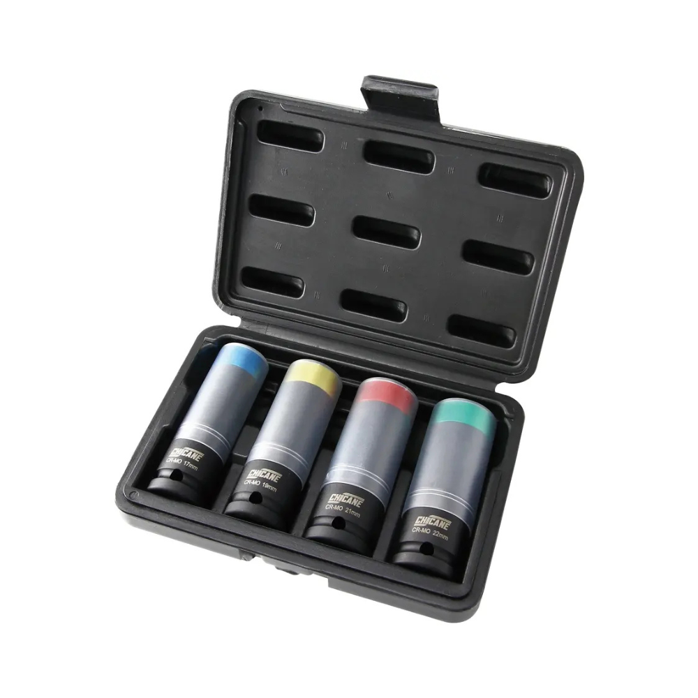 Chicane 4 Piece Wheel Nut Socket Set 1/2 Inch Drive