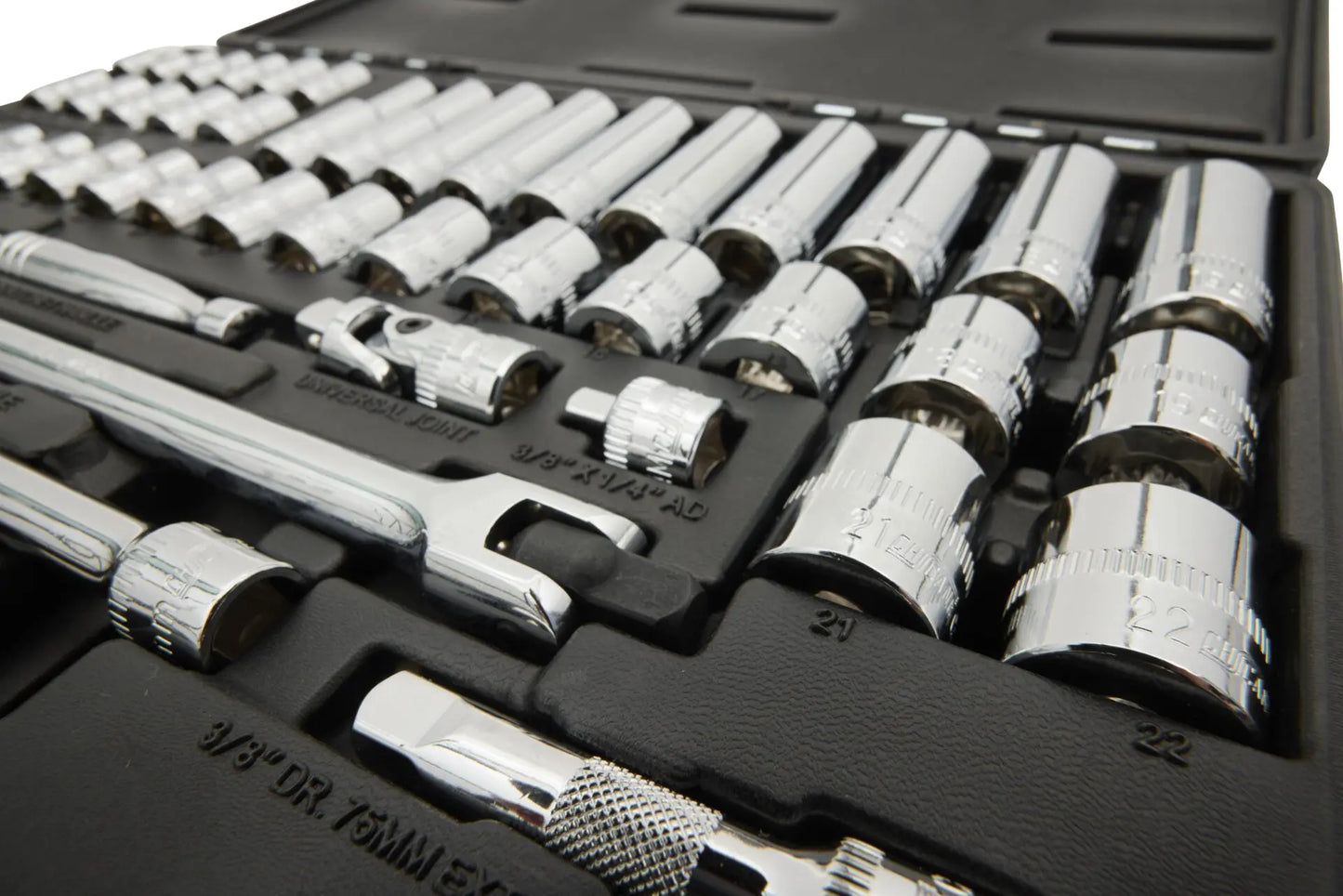 Chicane 56 Piece Socket Set 1/4 & 3/8 Inch Drive
