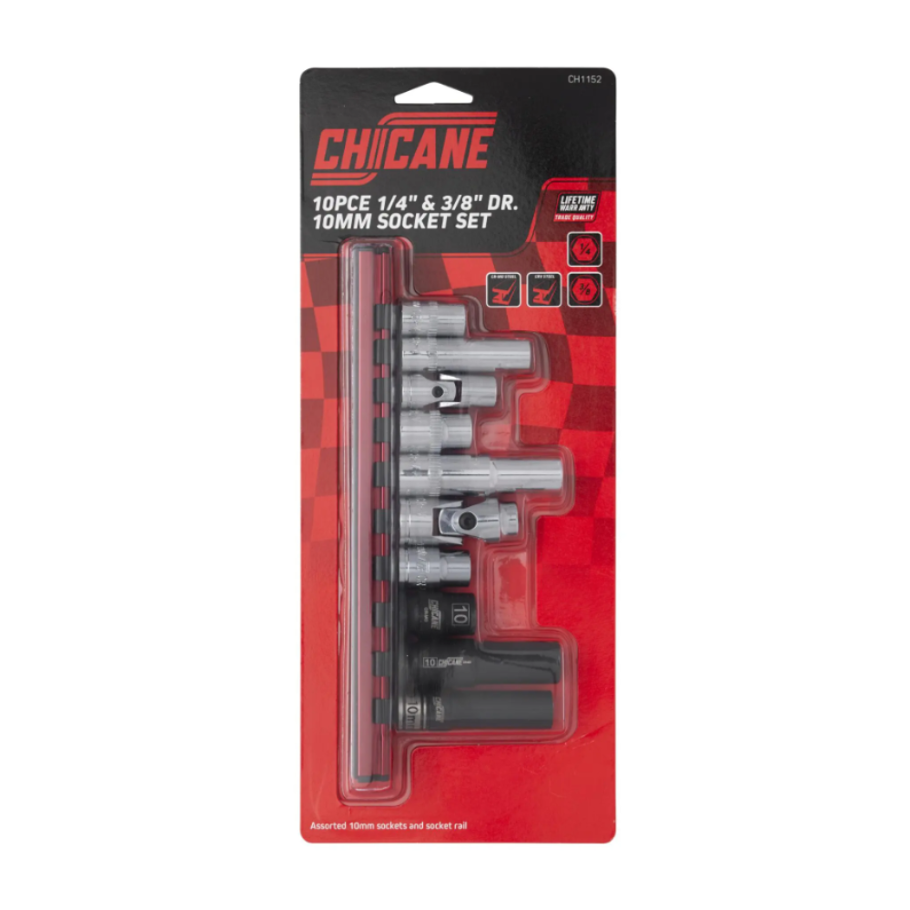 Chicane 10 Piece 10mm Socket Set