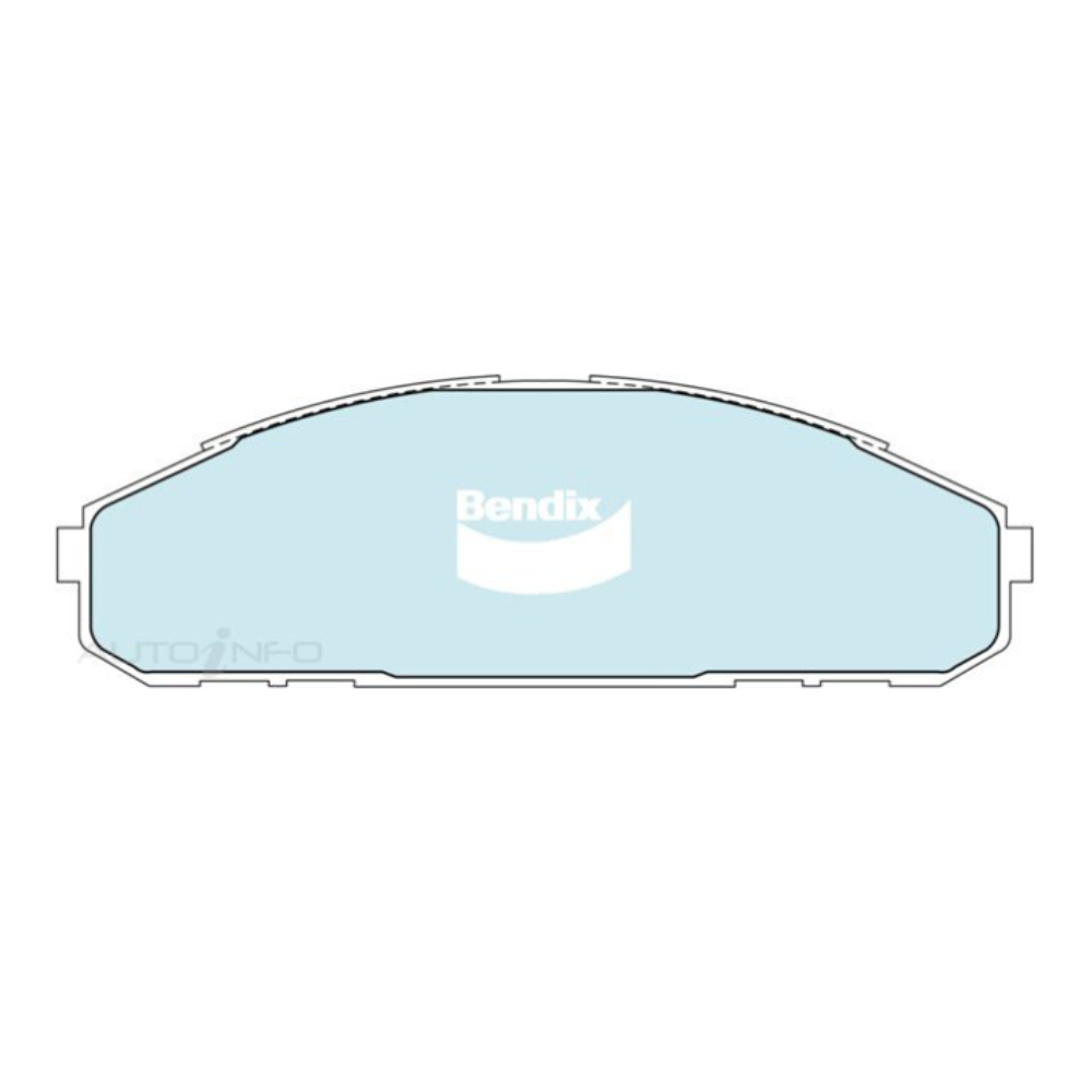Bendix 4WD Front Brake Pads (Twin Piston) - Nissan GQ Patrol TB42 EFI 1992-1997