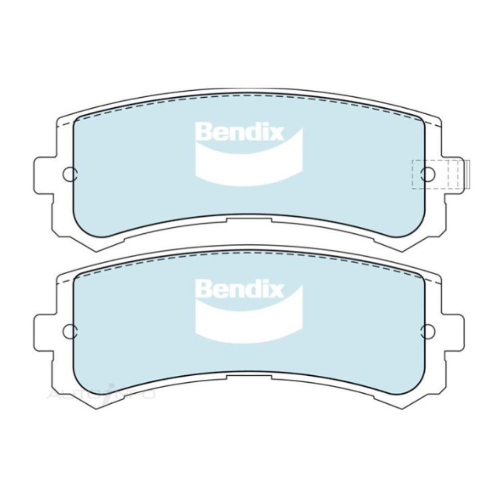 Bendix 4WD Rear Brake Pads - Nissan GU Patrol TB48 2001-2012