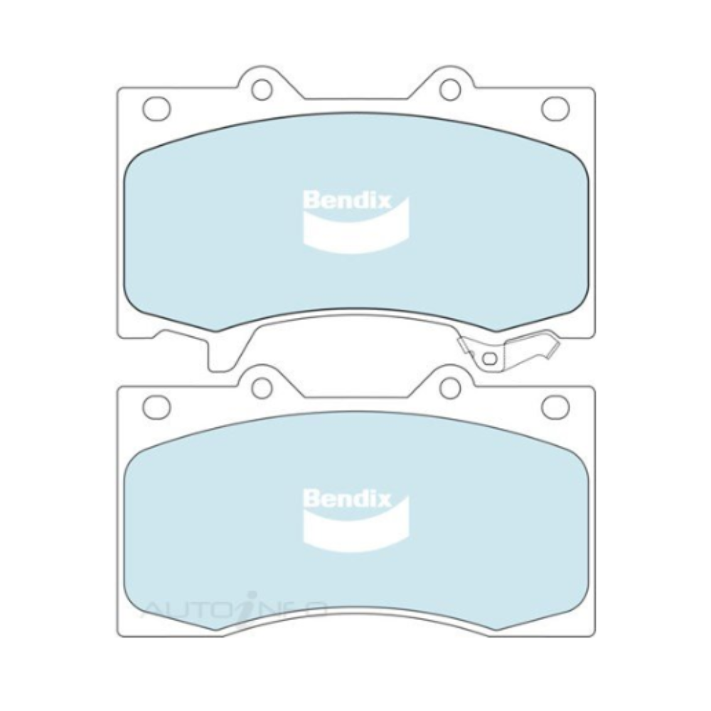 Bendix 4WD Front Brake Pads - Nissan Y62 Patrol VK56 2013-Current