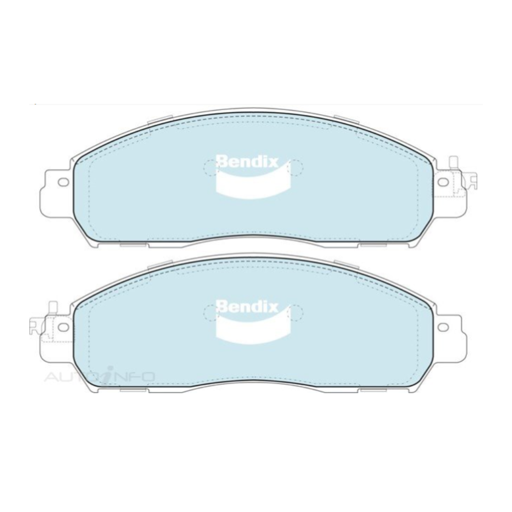 Bendix 4WD Front Brake Pads - Nissan D23 Navara YS23DDTT 2015-2024