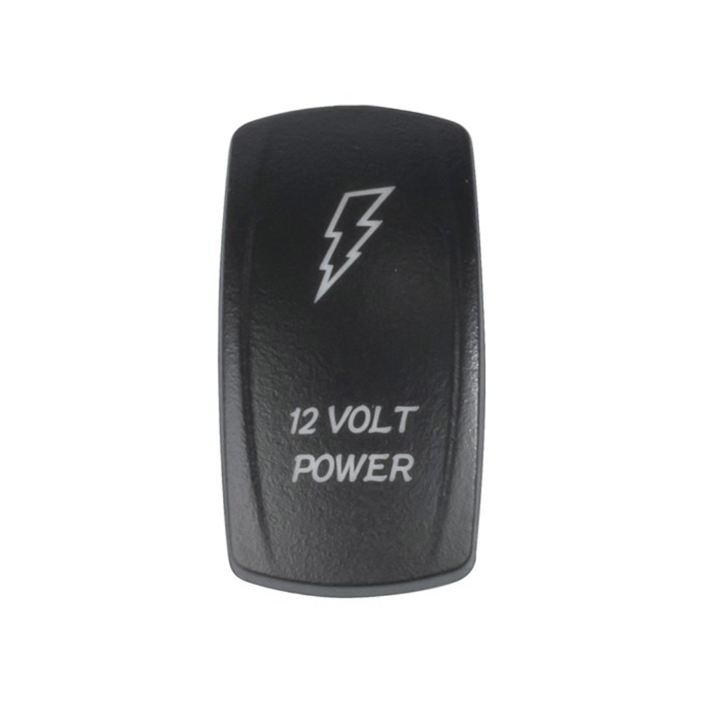 Powertech '12V Power' On/Off Sealed Rocker Switch - Blue