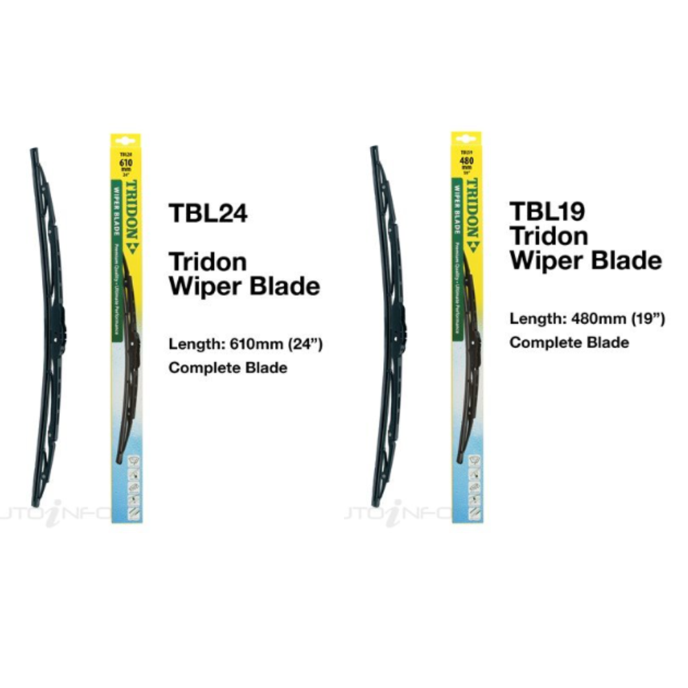 Front Wiper Blade Set - Nissan D40 Navara YD25 2005-2015