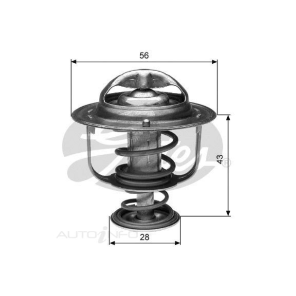 Gates Thermostat - Nissan D22 Navara ZD30 2001-2008
