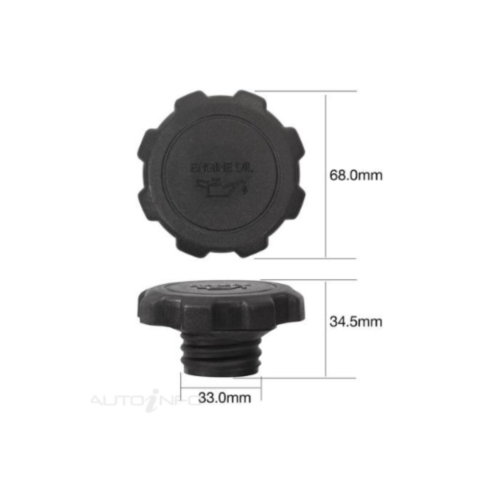 Oil Filler Cap - Toyota LN167 LN169 LN172 Hilux 5L 3.0L Diesel 1998-2005