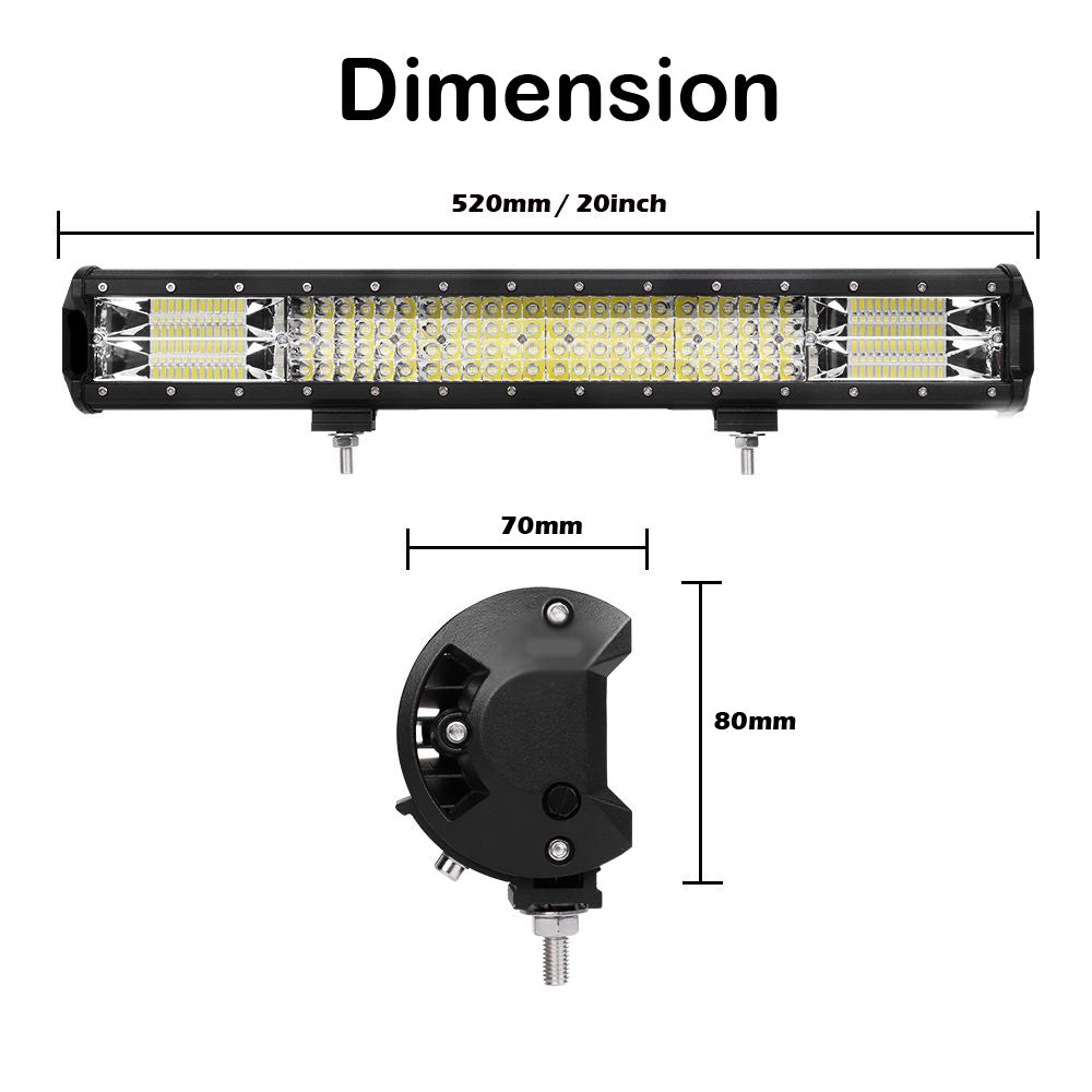 20 inch Philips LED Quad Row Light Bar