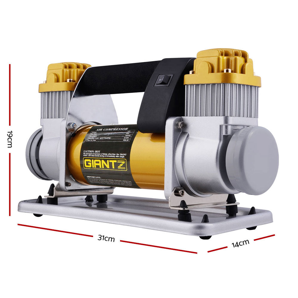 Giantz 12V 150psi 200L/min Portable Air Compressor