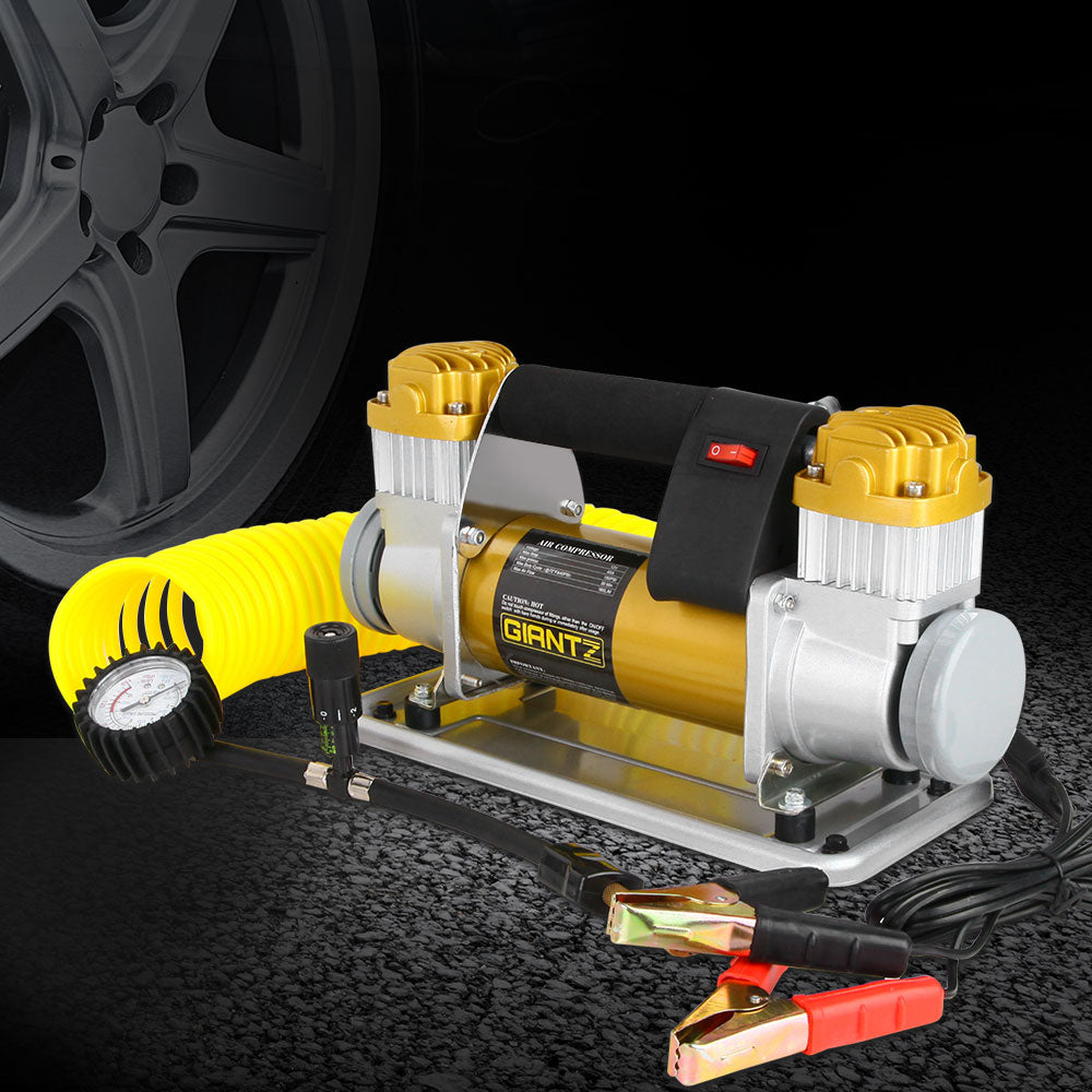 Giantz 12V 150psi 200L/min Portable Air Compressor