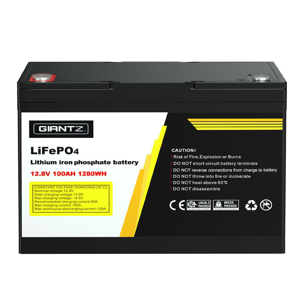 Giantz Lithium 100AH 12V Deep Cycle Battery