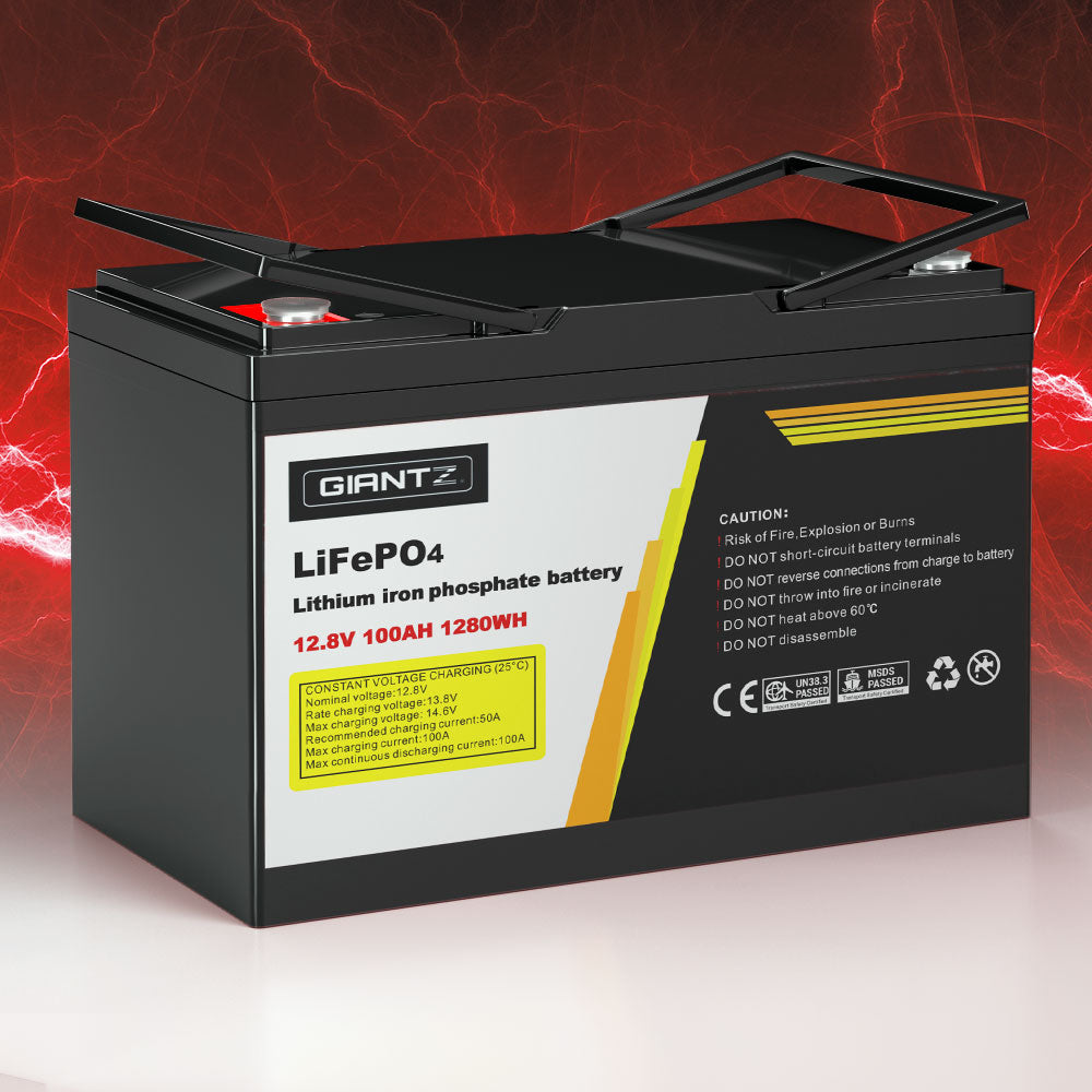 Giantz Lithium 100AH 12V Deep Cycle Battery