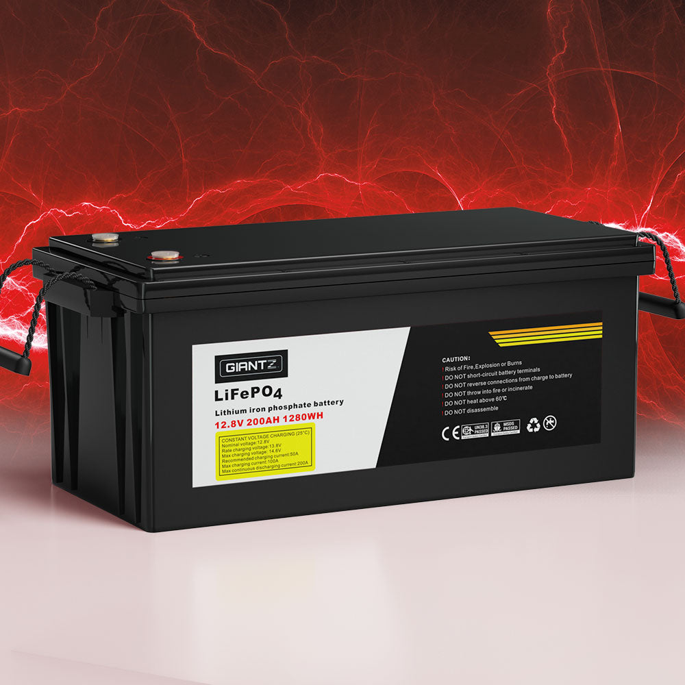 Giantz Lithium 200AH 12V Deep Cycle Battery