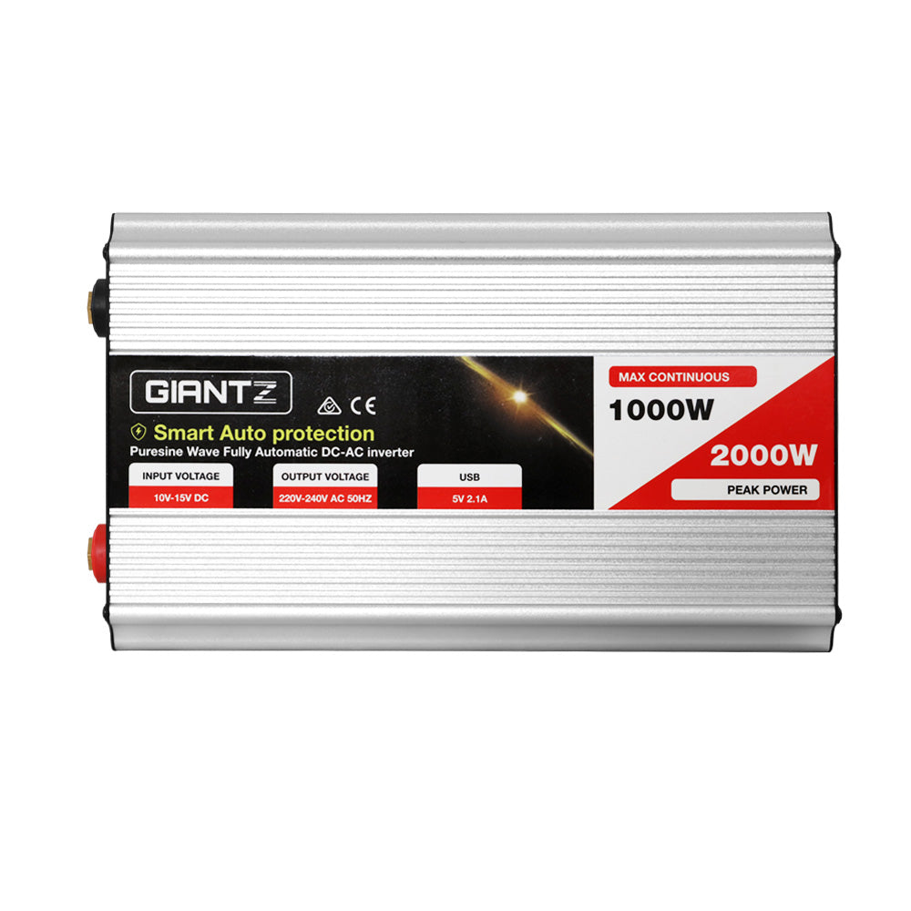 Giantz 1000W Pure Sine Wave Inverter 12V-240V