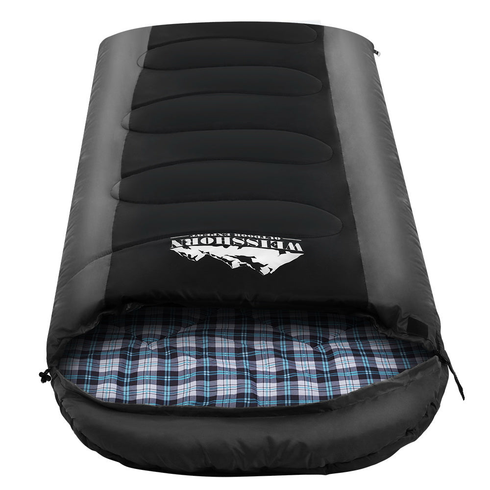 Weisshorn Single Sleeping Bag Black -20 C