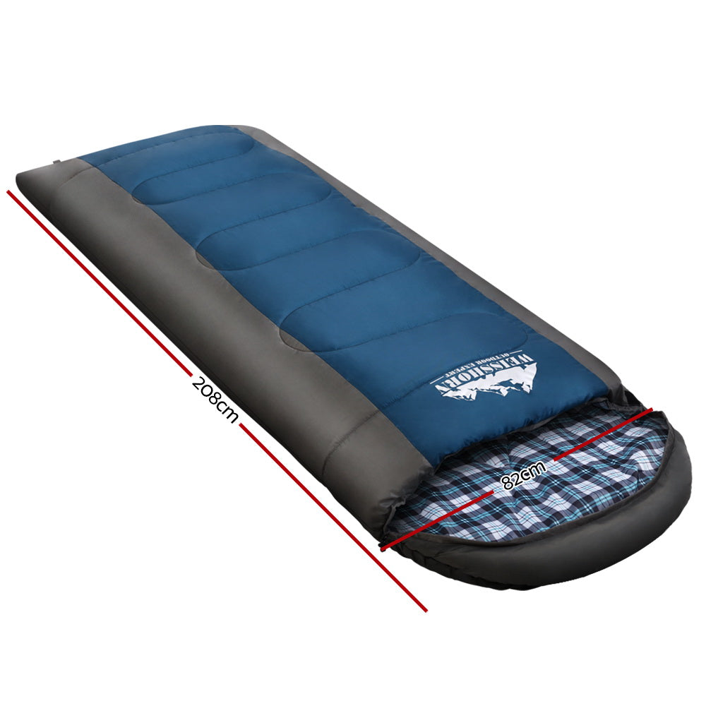 Weisshorn Single Sleeping Bag Navy -20 C