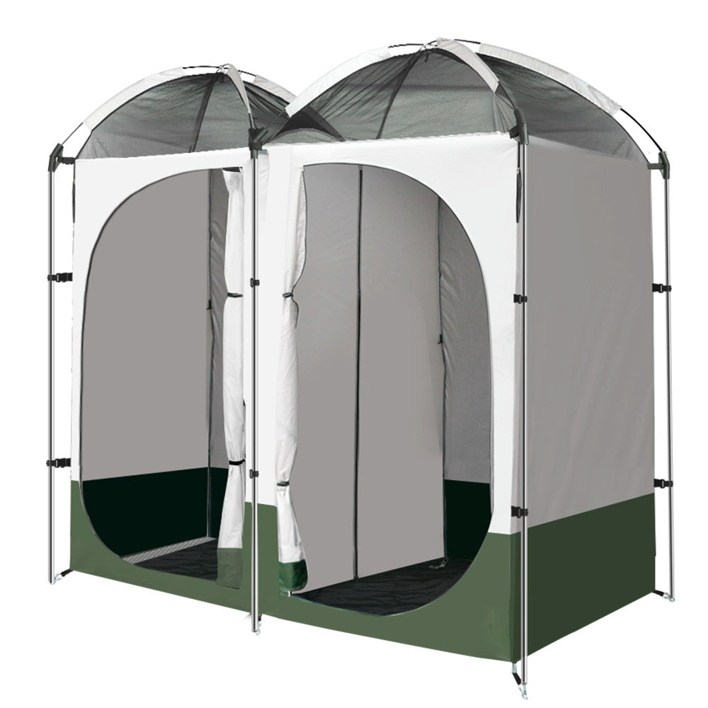 Weisshorn Double Camping Shower & Toilet Tent