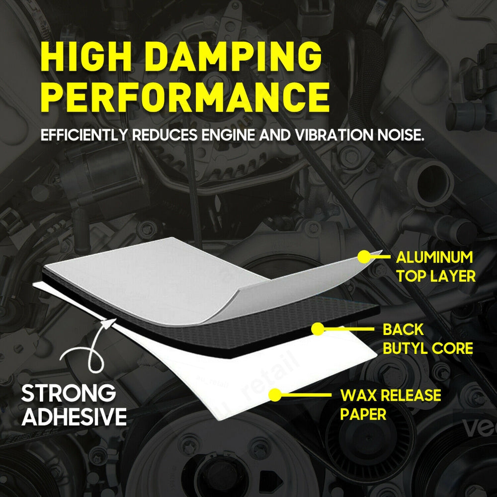 12 Sound Deadener/Insulation Foam Sheets