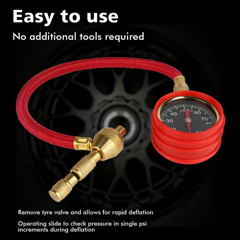 X-BULL Rapid Tyre Deflator With Pressure Gauge