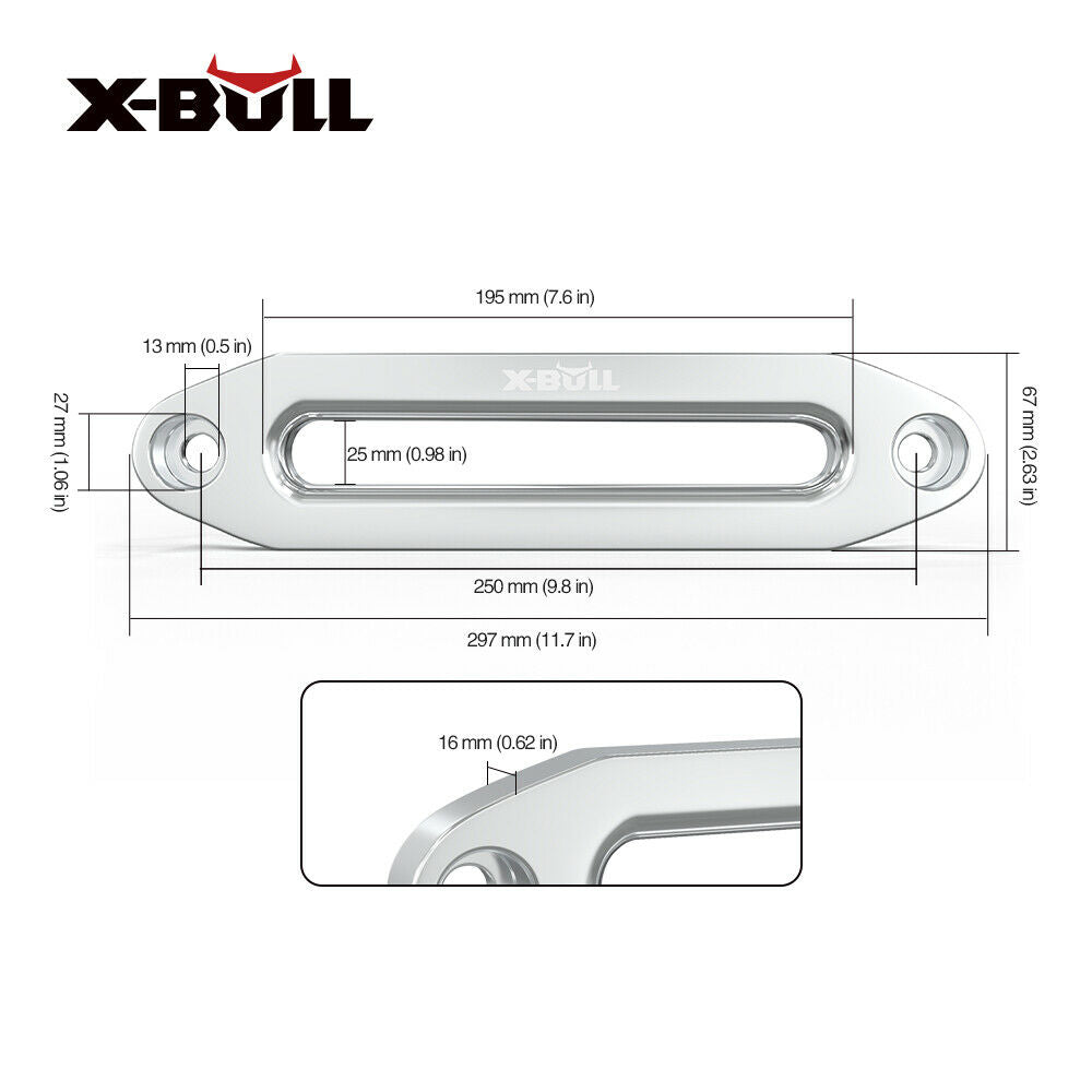 Aluminium Universal Winch Fairlead