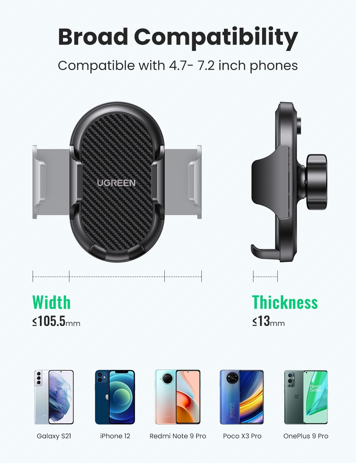 Waterfall Suction Cup Phone Holder