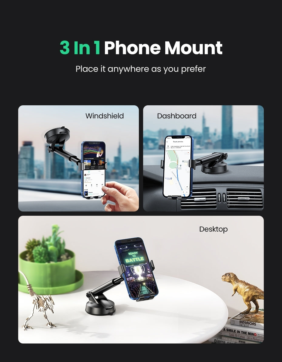Gravity Suction Cup Phone Holder