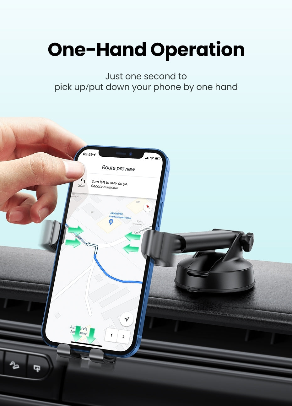 Gravity Suction Cup Phone Holder