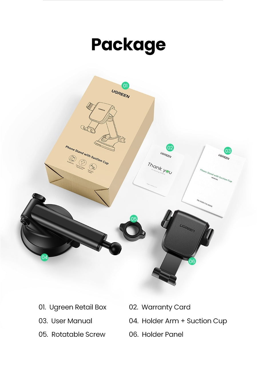 Gravity Suction Cup Phone Holder