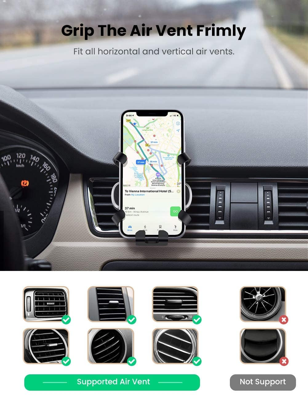 Gravity Car Vent Phone Holder