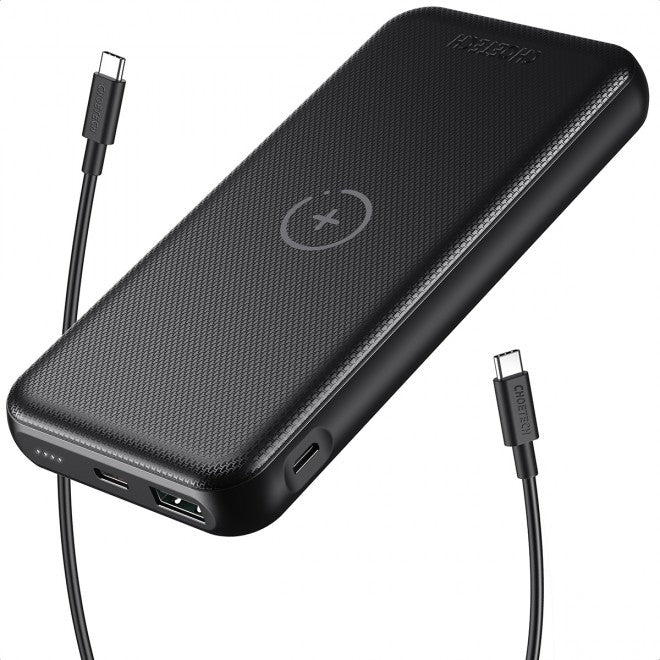 10000mAh Wired & Wireless Power Bank