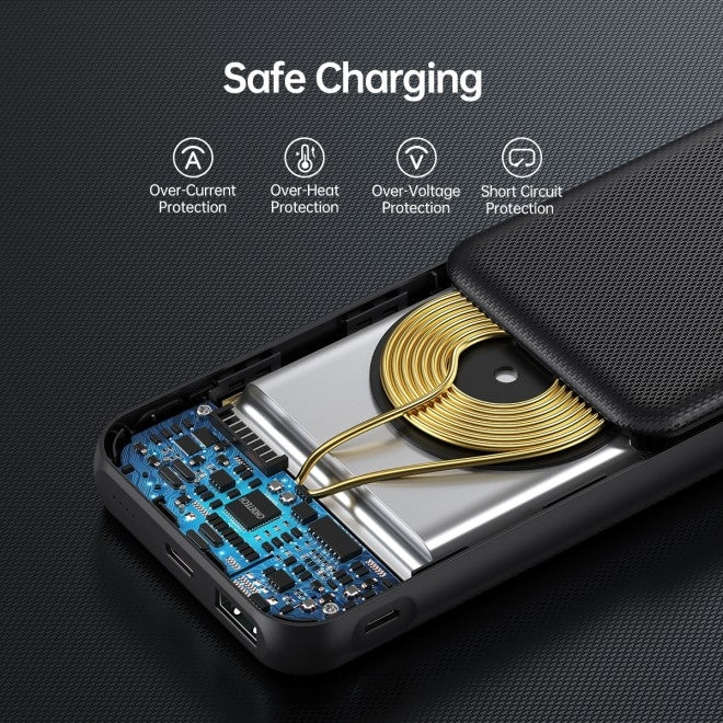 10000mAh Wired & Wireless Power Bank