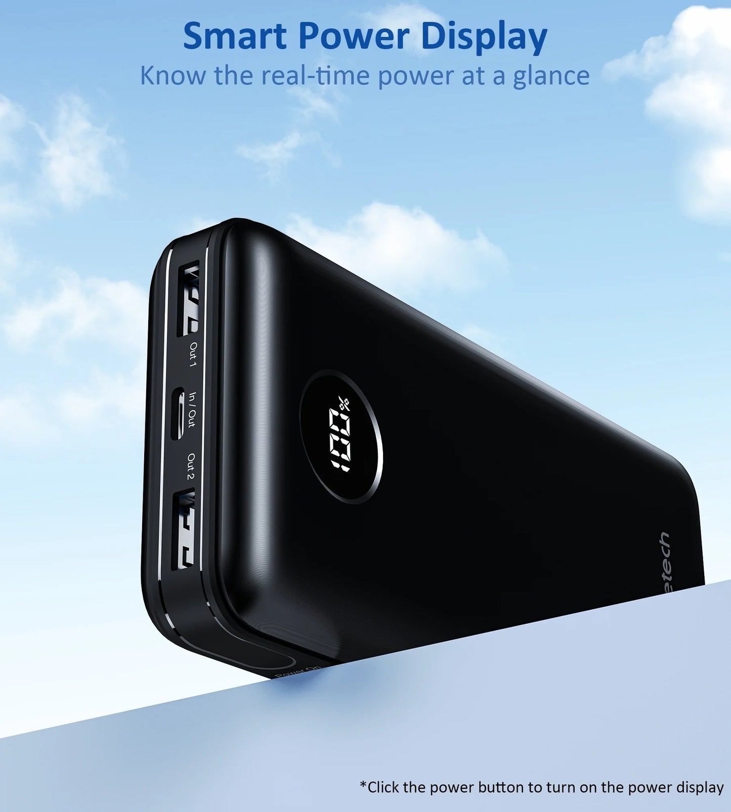20000mAh Wired Power Bank