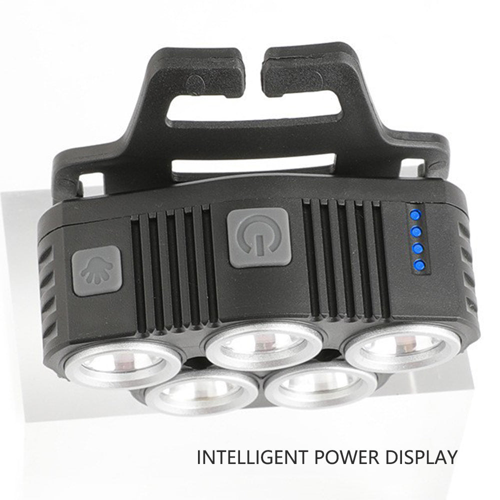 6 Mode COB Rechargeable LED Head Torch