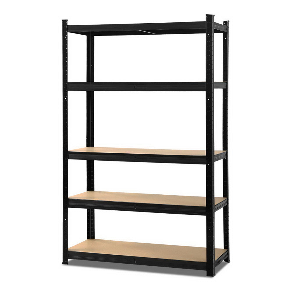 1.8M 5-Tier Garage Storage Shelving / Racking - Black