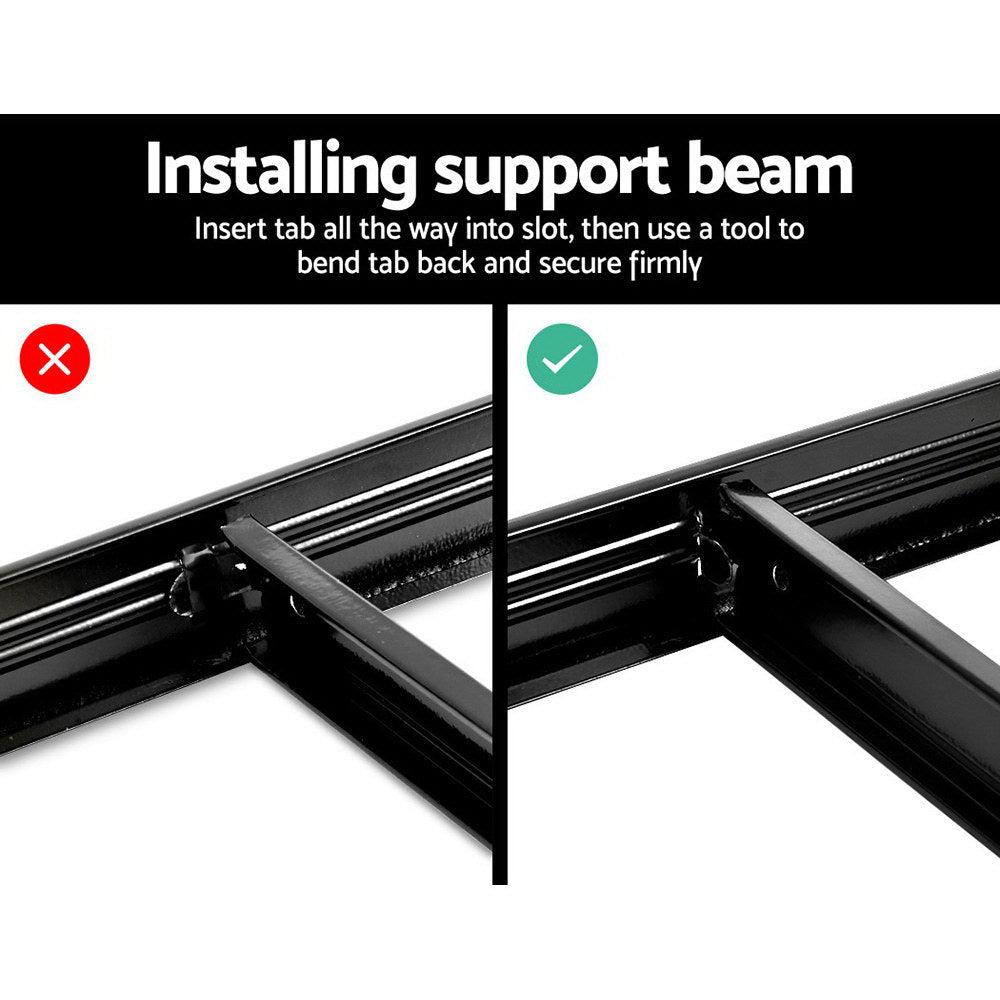 1.8M 5-Tier Garage Storage Shelving / Racking - Black