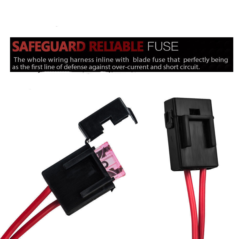 Universal Driving light Wiring Harness for 12V or 24V