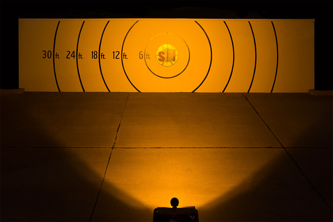 2x 4inch Yellow LED Light Bars