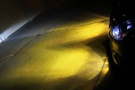 2x 4inch Yellow LED Light Bars
