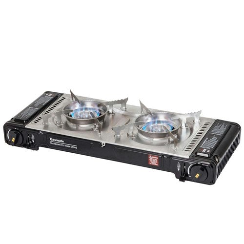 Gasmate Trvalemate Two Burner Butane Gas Stove