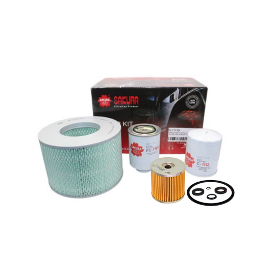Sakura Filter Kit - Toyota Landcruiser 80 Series 1HZ 1990-1998