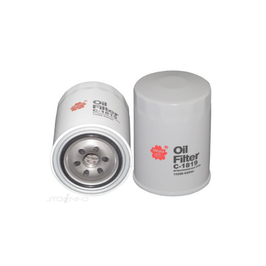 Sakura Oil Filter Full Flow & Series 4 - Nissan GU Patrol TD42Ti 2002-2007