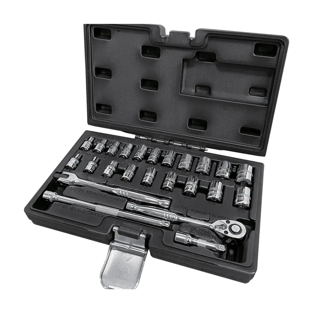 Chicane 24 Piece Socket Set 1/4 Inch Drive