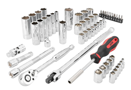 Chicane 56 Piece Socket Set 1/4 & 3/8 Inch Drive