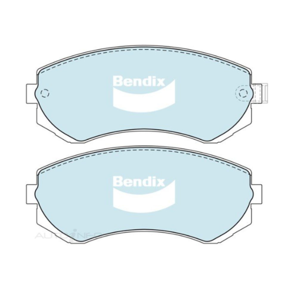 Bendix 4WD Rear Brake Pads - Nissan GU Patrol TD42T 1998-2002