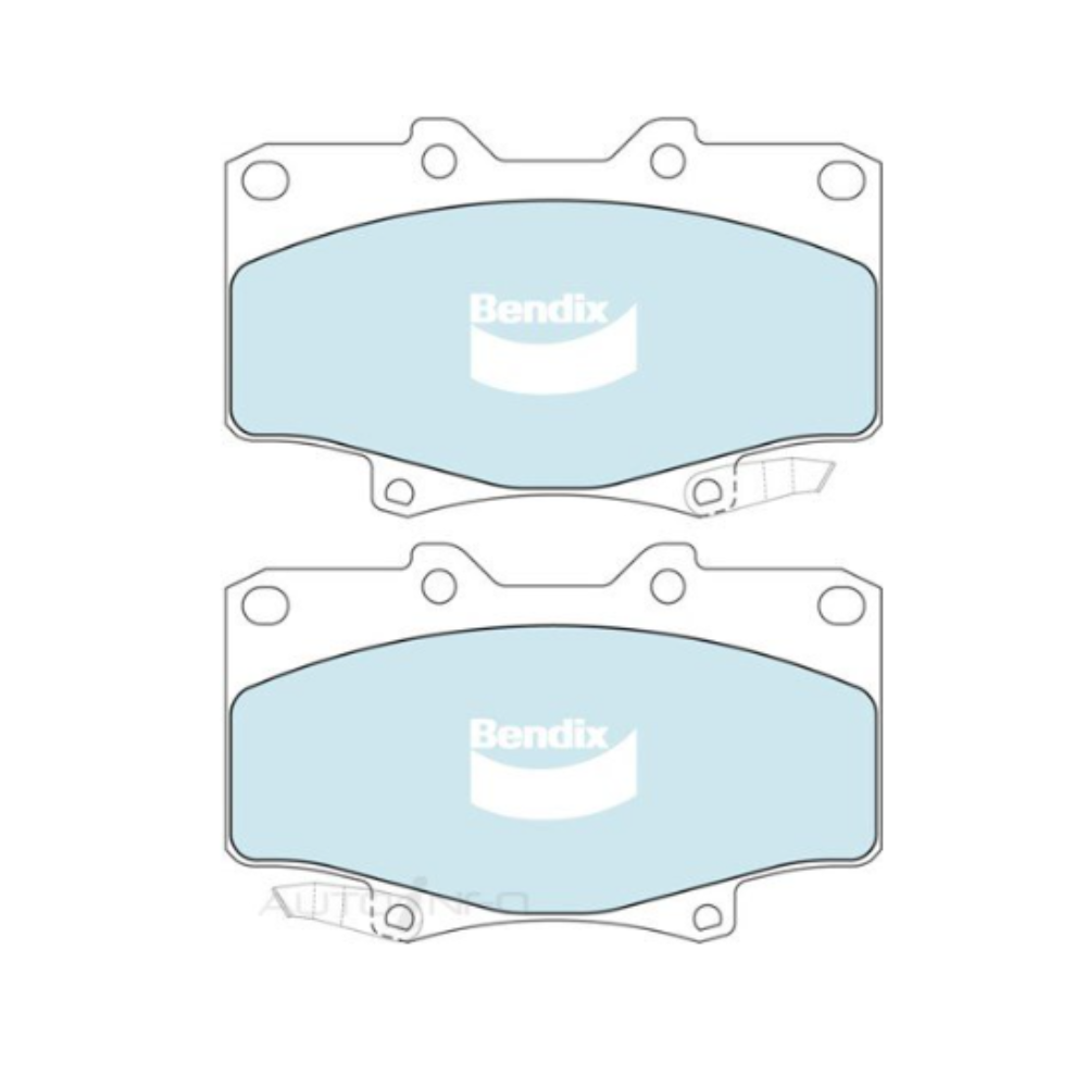 Bendix 4WD Front Brake Pads - Toyota Landcruiser 80 Series 1HD 1990-1998