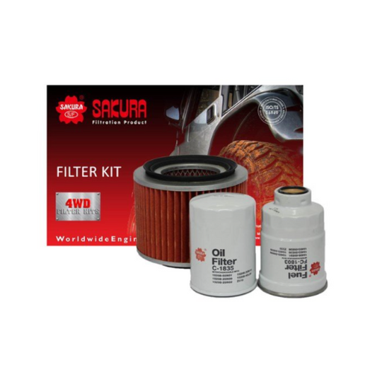 Sakura Filter Kit - Nissan GU Patrol RD28 1997-2000